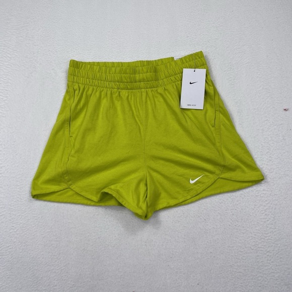 Nike Other - Nike Dri-Fit Girls Shorts Size Youth‎ large High Rise Knit Green DX4965